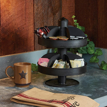 2-Tier Small Lazy Susan - Black Park Designs - The Fox Decor